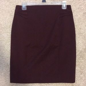 Express Red Pencil Skirt
